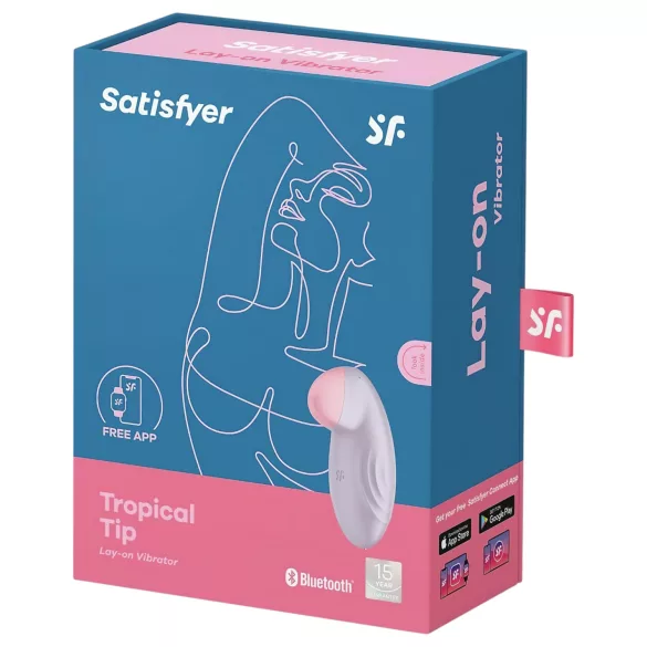 Satisfyer Tropical Tip - okos csikló vibrátor (lila)