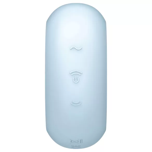 Satisfyer Pro To Go 3 - akkus, léghullámos csiklóizgató (kék)