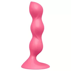Satisfyer Triple Ball-R - gyöngyös análvibrátor (pink)
