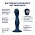 Satisfyer Double Ball-R - súlyozott dildó (kék)