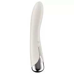   Satisfyer Spinning Vibe 1 - forgó fejes G-pont vibrátor (bézs)