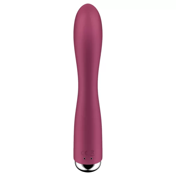 Satisfyer Spinning Rabbit 1 - forgó csiklókaros vibrátor (piros)