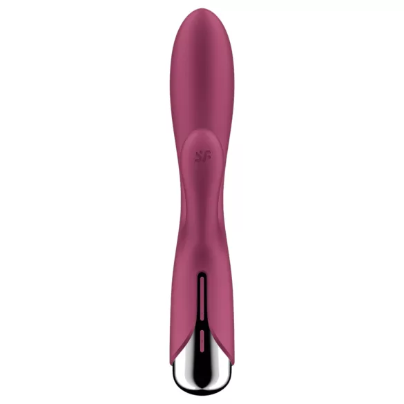Satisfyer Spinning Rabbit 1 - forgó csiklókaros vibrátor (piros)