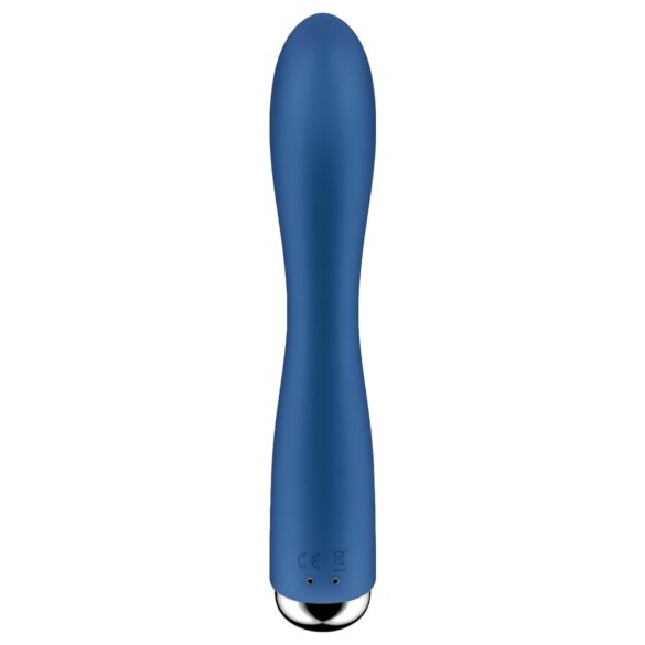 Satisfyer Spinning Rabbit 1 - forgó csiklókaros vibrátor (kék)