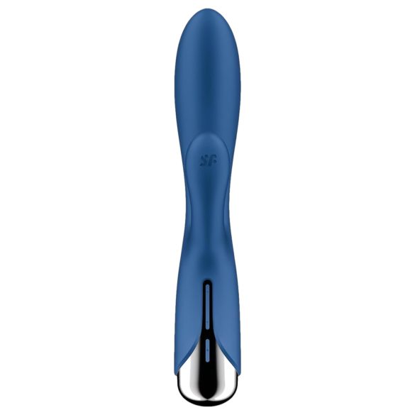 Satisfyer Spinning Rabbit 1 - forgó csiklókaros vibrátor (kék)