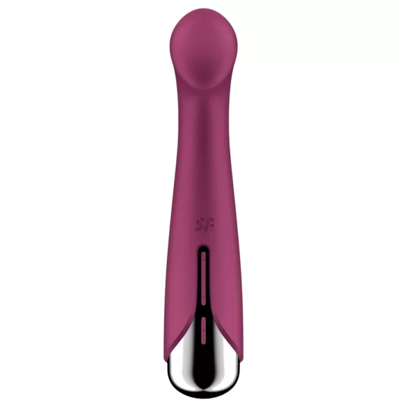 Satisfyer Spinning G-Spot 1 - forgó fejes G-pont vibrátor (piros)