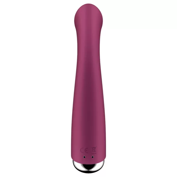 Satisfyer Spinning G-Spot 1 - forgó fejes G-pont vibrátor (piros)
