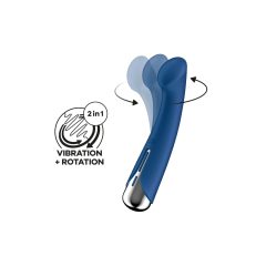   Satisfyer Spinning G-Spot 1 - forgó fejes G-pont vibrátor (kék)