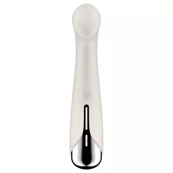 Satisfyer Spinning G-Spot 1 - forgó fejes G-pont vibrátor (bézs)