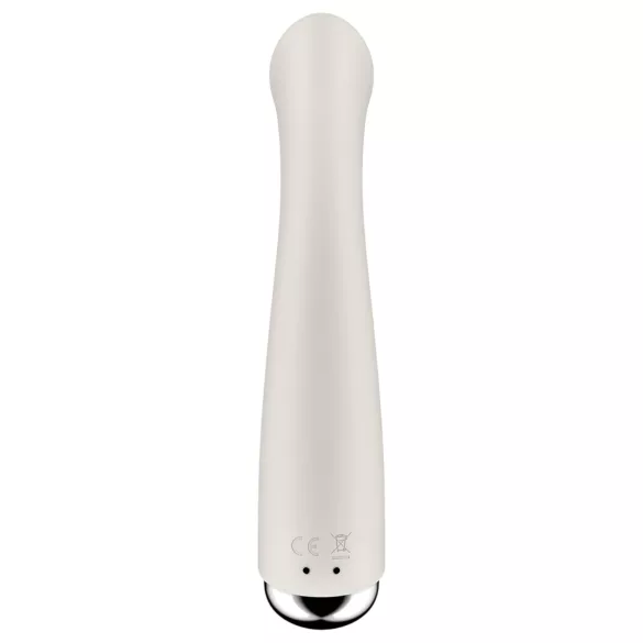 Satisfyer Spinning G-Spot 1 - forgó fejes G-pont vibrátor (bézs)