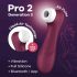 Satisfyer Pro 2 Gen3 - okos léghullámos csiklóizgató (piros)