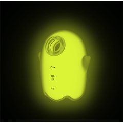   Satisfyer Glowing Ghost - világító léghullámos csiklóizgató (sárga)