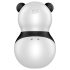 Satisfyer Pocket Panda - léghullámos csiklóizgató (fekete)