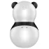 Satisfyer Pocket Panda - léghullámos csiklóizgató (fekete)