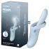 Satisfyer Heat Flex 4 - melegítő csiklókaros vibrátor (kék)