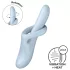Satisfyer Heat Flex 4 - melegítő csiklókaros vibrátor (kék)