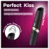 Satisfyer Perfect Kiss - rúzs vibrátor (fekete)