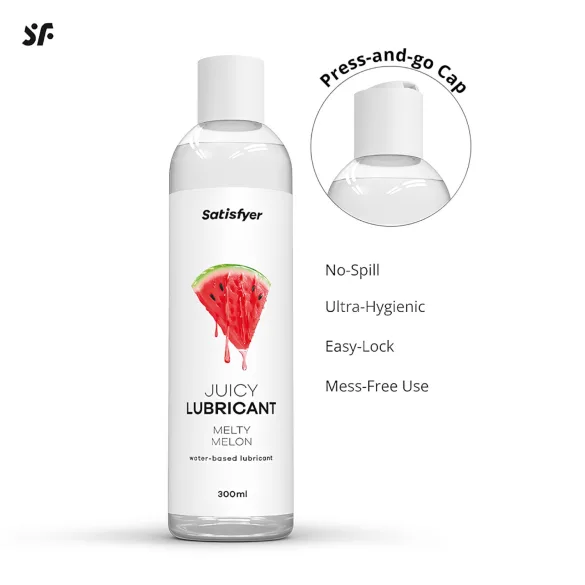 Satisfyer - ízesített síkosító - dinnye (300 ml)