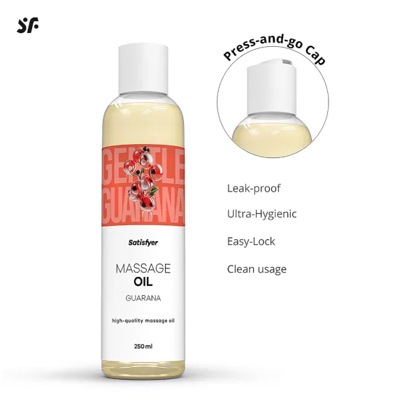 Satisfyer - masszázsolaj - guarana (250 ml)