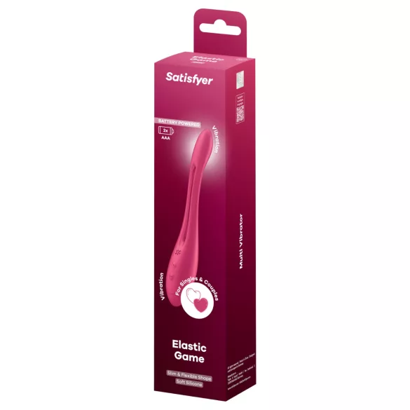 Satisfyer Elastic Game - flexibilis párvibrátor (pink)