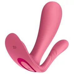   Satisfyer Top Secret+ - viselhető G-pont- és análvibrátor (rózsaszín)