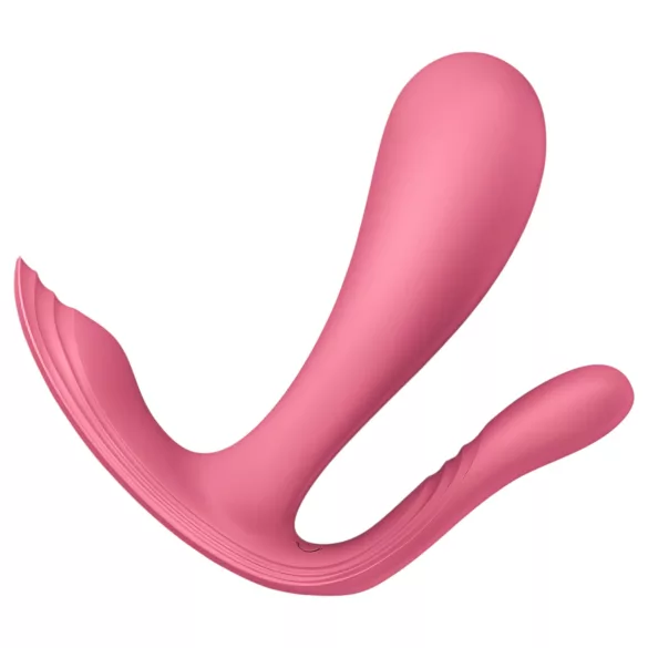 Satisfyer Top Secret+ - viselhető G-pont- és análvibrátor (rózsaszín)