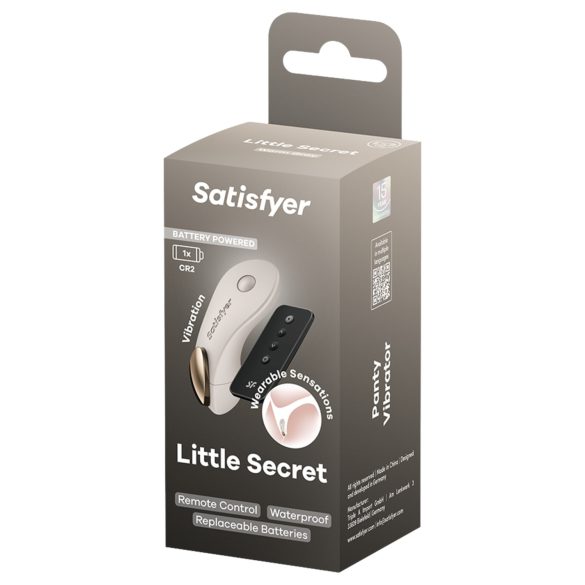 Satisfyer Little Secret - bugyivibrátor (fehér)