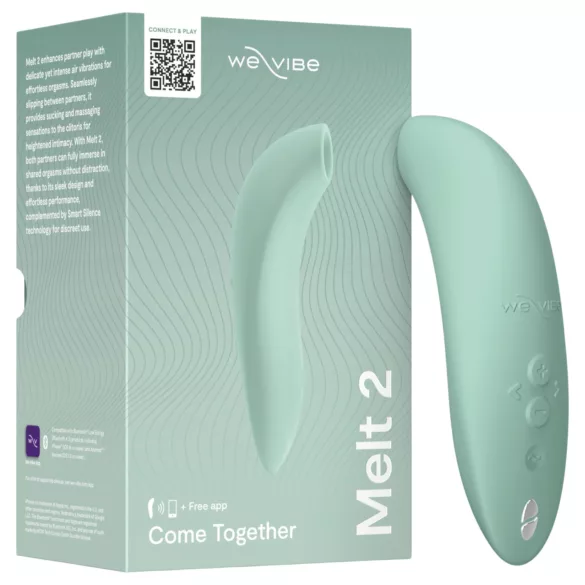 We-Vibe Melt 2 – App-vezérelt léghullámos csiklóizgató (türkiz)