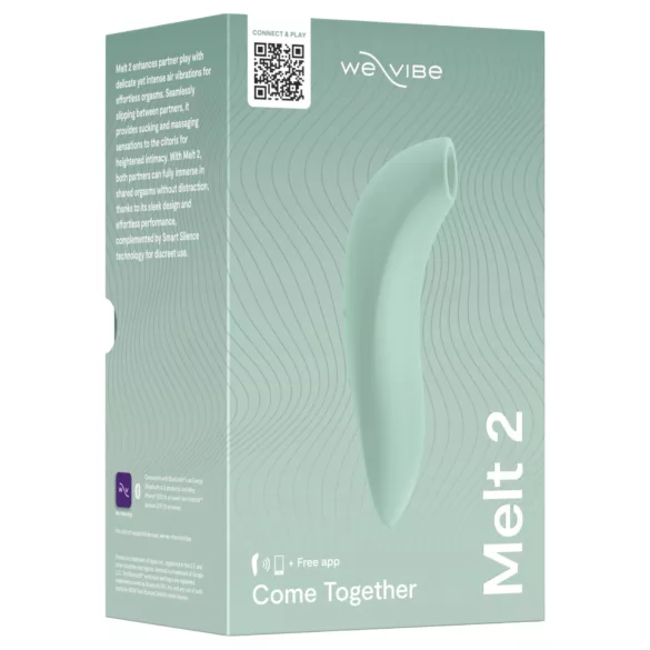 We-Vibe Melt 2 – App-vezérelt léghullámos csiklóizgató (türkiz)