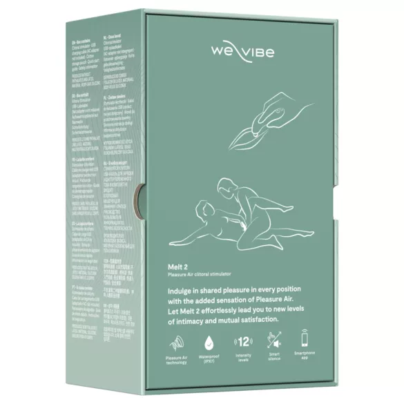 We-Vibe Melt 2 – App-vezérelt léghullámos csiklóizgató (türkiz)