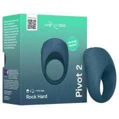   We-Vibe Pivot 2 - App-vezérelt vibrációs péniszgyűrű (kék)