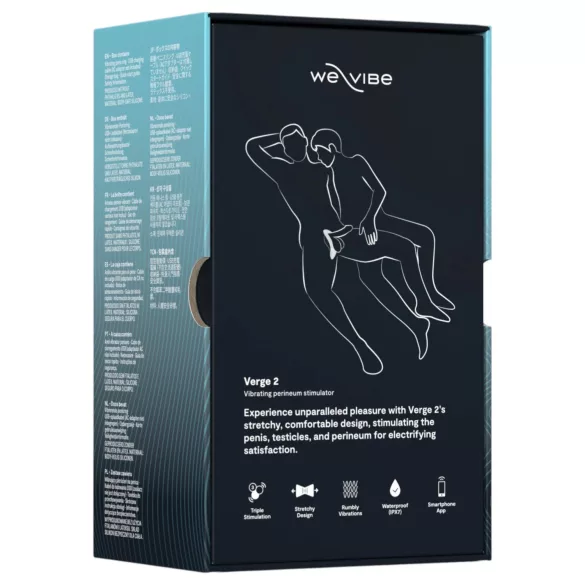 We-Vibe Verge 2 - okos vibrációs péniszgyűrű (fekete)