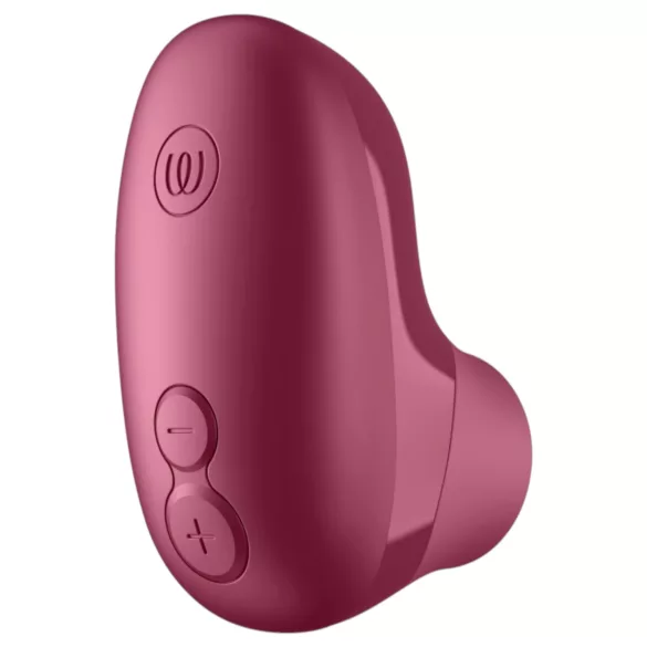Womanizer Snap - léghullámos csiklóizgató töltőtokkal (piros)