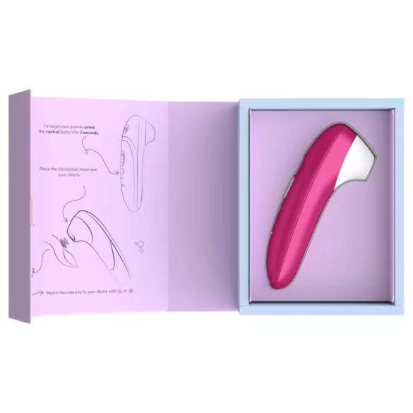Womanizer Pro - léghullámos csiklóizgató (pink)