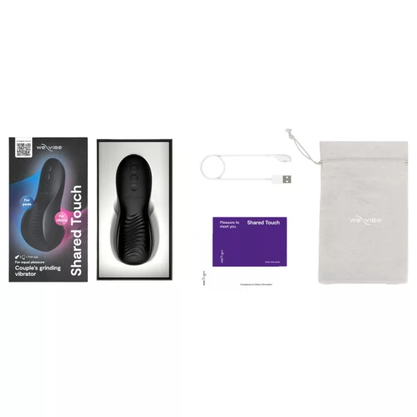 We-Vibe Shared Touch - okos párvibrátor (fekete)