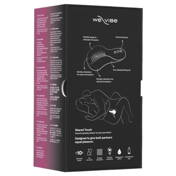 We-Vibe Shared Touch - okos párvibrátor (fekete)