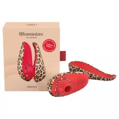   Womanizer Liberty 2 - léghullámos csiklóizgató (leopárd)