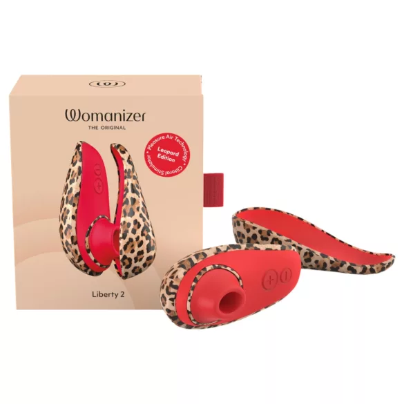 Womanizer Liberty 2 - léghullámos csiklóizgató (leopárd)
