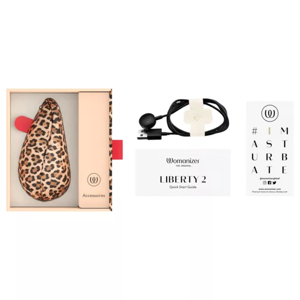 Womanizer Liberty 2 - léghullámos csiklóizgató (leopárd)