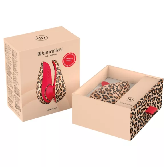Womanizer Liberty 2 - léghullámos csiklóizgató (leopárd)