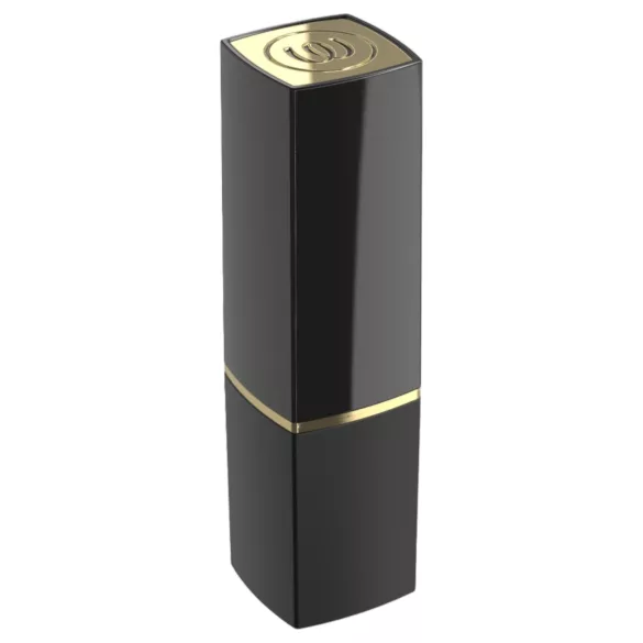 Womanizer Beauty - rúzs alakú léghullámos csiklóizgató (fekete)