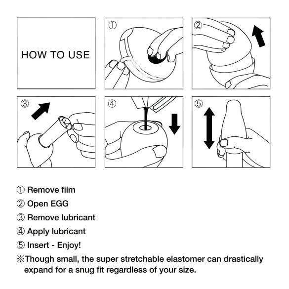 TENGA Egg Ring - tojás maszturbátor (1db)