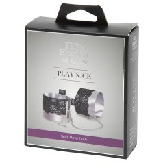 A szürke ötven árnyalata - szatén bilincs (ezüst)