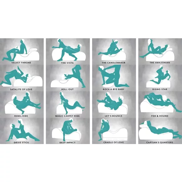 Liberator Esse Lounger - variálható tantra fotel (fekete)