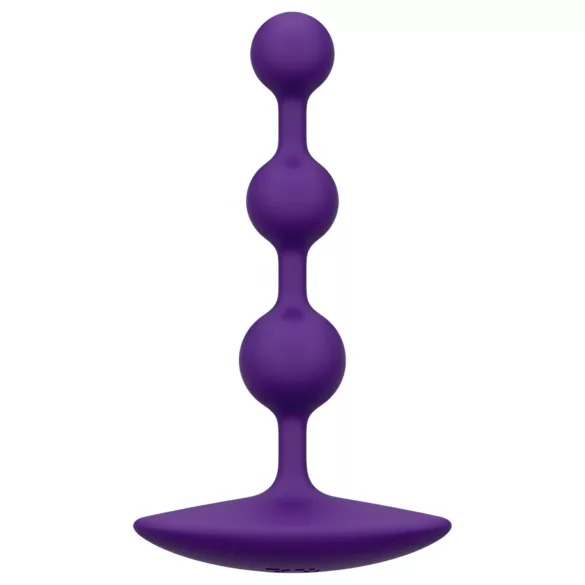 ROMP Amp - gyöngyös anál dildó (lila)