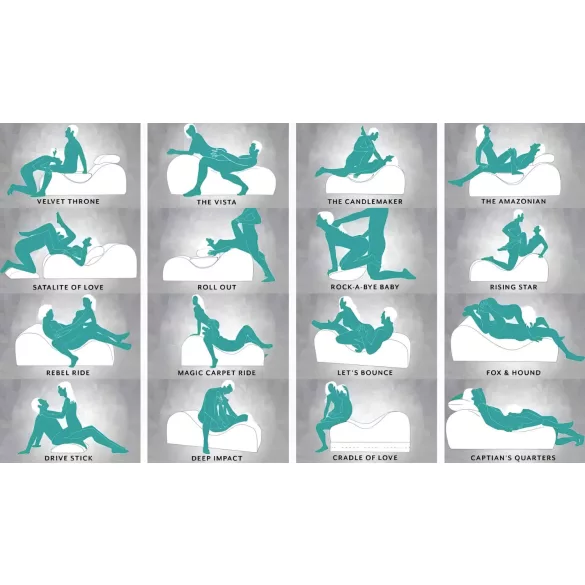 Liberator Esse Lounger - variálható tantra fotel - 3 részes (piros)