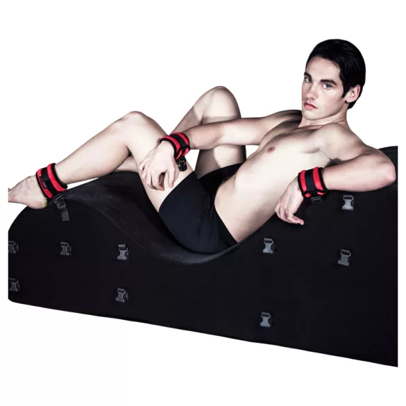 Liberator Black Label Esse - variálható 3 részes tantra fotel (fekete)