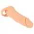 Nature Skin - péniszköpeny és műpunci - 18 cm (testszínű)