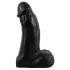 Realistixxx Real Giant - herés dildó - 22 cm (fekete)