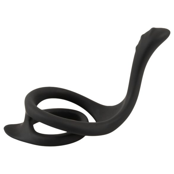 Erecto - pénisz- és heregyűrű (fekete)